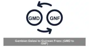 Gambian Dalasi to Guinean Franc (GMD to GNF)