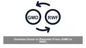 Gambian Dalasi to Rwandan Franc (GMD to RWF)