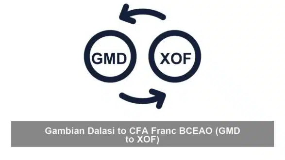 Gambian Dalasi to CFA Franc BCEAO (GMD to XOF)