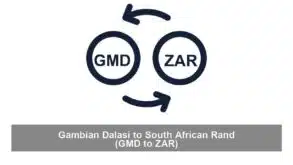 Gambian Dalasi to South African Rand (GMD to ZAR)