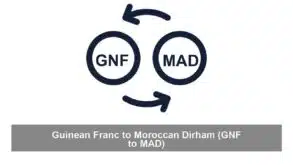 Guinean Franc to Moroccan Dirham (GNF to MAD)