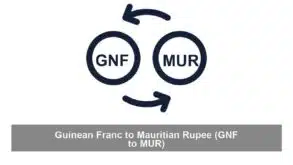 Guinean Franc to Mauritian Rupee (GNF to MUR)