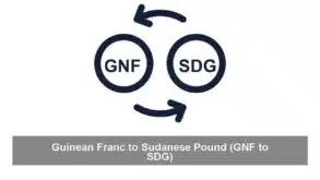 Guinean Franc to Sudanese Pound (GNF to SDG)