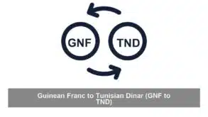 Guinean Franc to Tunisian Dinar (GNF to TND)