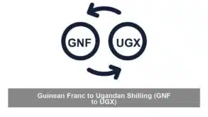 Guinean Franc to Ugandan Shilling (GNF to UGX)