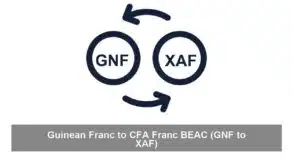 Guinean Franc to CFA Franc BEAC (GNF to XAF)