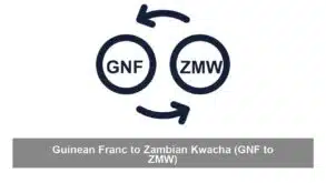 Guinean Franc to Zambian Kwacha (GNF to ZMW)