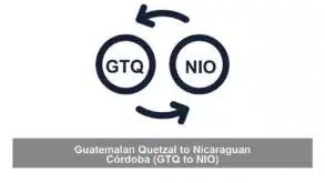 Guatemalan Quetzal to Nicaraguan Córdoba (GTQ to NIO)