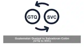 Guatemalan Quetzal to Salvadoran Colón (GTQ to SVC)