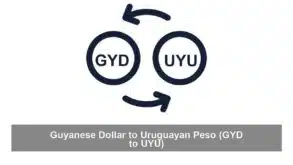 Guyanese Dollar to Uruguayan Peso (GYD to UYU)