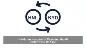 Honduran Lempira to Cayman Islands Dollar (HNL to KYD)