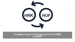 Croatian Kuna to Hungarian Forint (HRK to HUF)