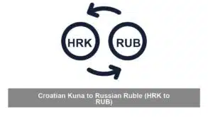 Croatian Kuna to Russian Ruble (HRK to RUB)