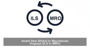 Israeli New Shekel to Mauritanian Ouguiya (ILS to MRO)