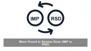 Manx Pound to Serbian Dinar (IMP to RSD)
