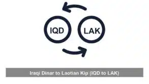Iraqi Dinar to Laotian Kip (IQD to LAK)