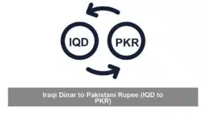 Iraqi Dinar to Pakistani Rupee (IQD to PKR)
