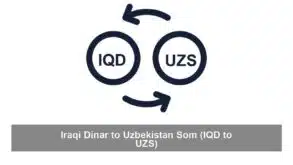 Iraqi Dinar to Uzbekistan Som (IQD to UZS)