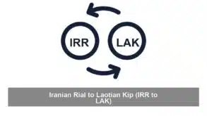 Iranian Rial to Laotian Kip (IRR to LAK)