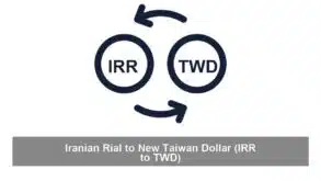 Iranian Rial to New Taiwan Dollar (IRR to TWD)