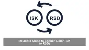 Icelandic Króna to Serbian Dinar (ISK to RSD)