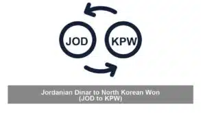 Jordanian Dinar to North Korean Won (JOD to KPW)