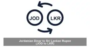 Jordanian Dinar to Sri Lankan Rupee (JOD to LKR)