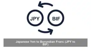 Japanese Yen to Burundian Franc (JPY to BIF)