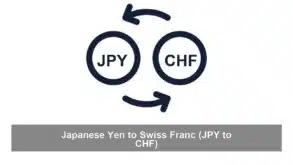 Japanese Yen to Swiss Franc (JPY to CHF)