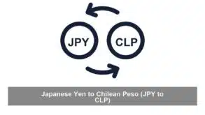 Japanese Yen to Chilean Peso (JPY to CLP)