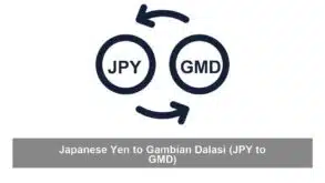 Japanese Yen to Gambian Dalasi (JPY to GMD)