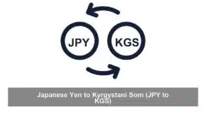 Japanese Yen to Kyrgystani Som (JPY to KGS)