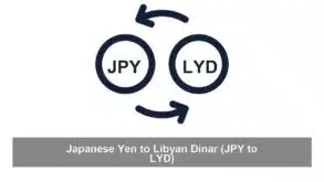 Japanese Yen to Libyan Dinar (JPY to LYD)