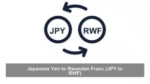 Japanese Yen to Rwandan Franc (JPY to RWF)