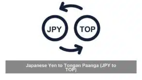 Japanese Yen to Tongan Paanga (JPY to TOP)