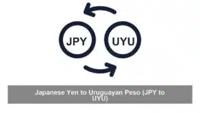 Japanese Yen to Uruguayan Peso (JPY to UYU)