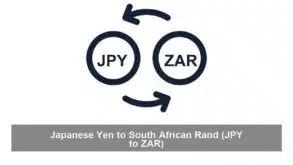 Japanese Yen to South African Rand (JPY to ZAR)