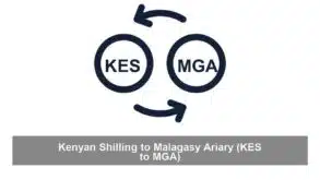 Kenyan Shilling to Malagasy Ariary (KES to MGA)
