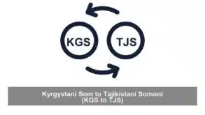 Kyrgystani Som to Tajikistani Somoni (KGS to TJS)
