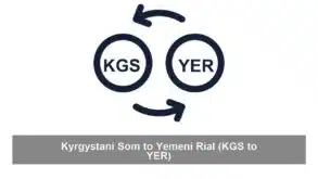 Kyrgystani Som to Yemeni Rial (KGS to YER)