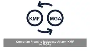 Comorian Franc to Malagasy Ariary (KMF to MGA)