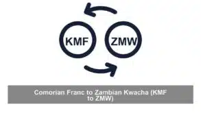 Comorian Franc to Zambian Kwacha (KMF to ZMW)