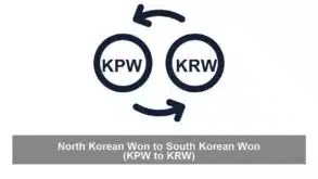 North Korean Won to South Korean Won (KPW to KRW)