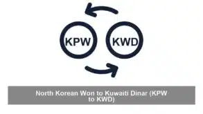 North Korean Won to Kuwaiti Dinar (KPW to KWD)