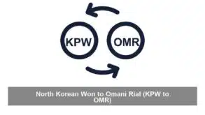 North Korean Won to Omani Rial (KPW to OMR)