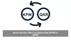 North Korean Won to Qatari Rial (KPW to QAR)