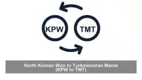North Korean Won to Turkmenistan Manat (KPW to TMT)