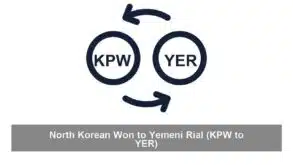 North Korean Won to Yemeni Rial (KPW to YER)