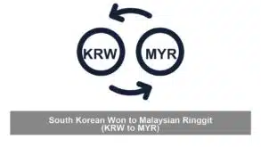 South Korean Won to Malaysian Ringgit (KRW to MYR)