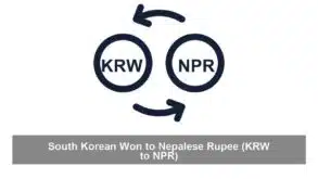South Korean Won to Nepalese Rupee (KRW to NPR)